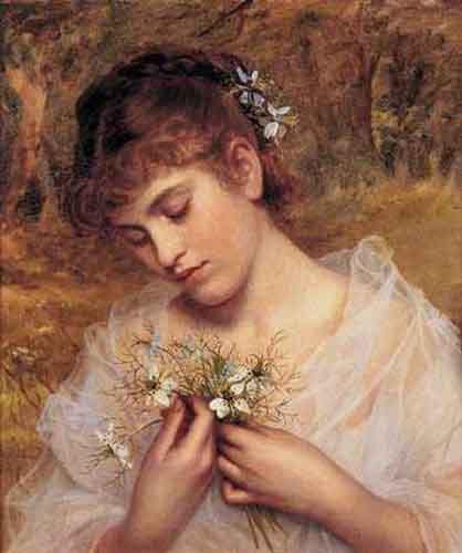 Sophie Gengembre Anderson Love In a Mist oil painting image